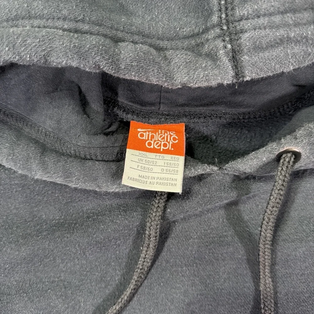 Black Nike Hoodie XXL Vintage Faded Small Check Baggy Essentials